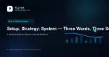 Setup, Strategy, System — Three Words, Three Scopes, and No Agreed Definition — Investing 101 guide cover